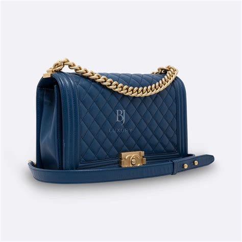 chanel boy blue caviar|The Ultimate Guide to the Chanel Boy Bag .